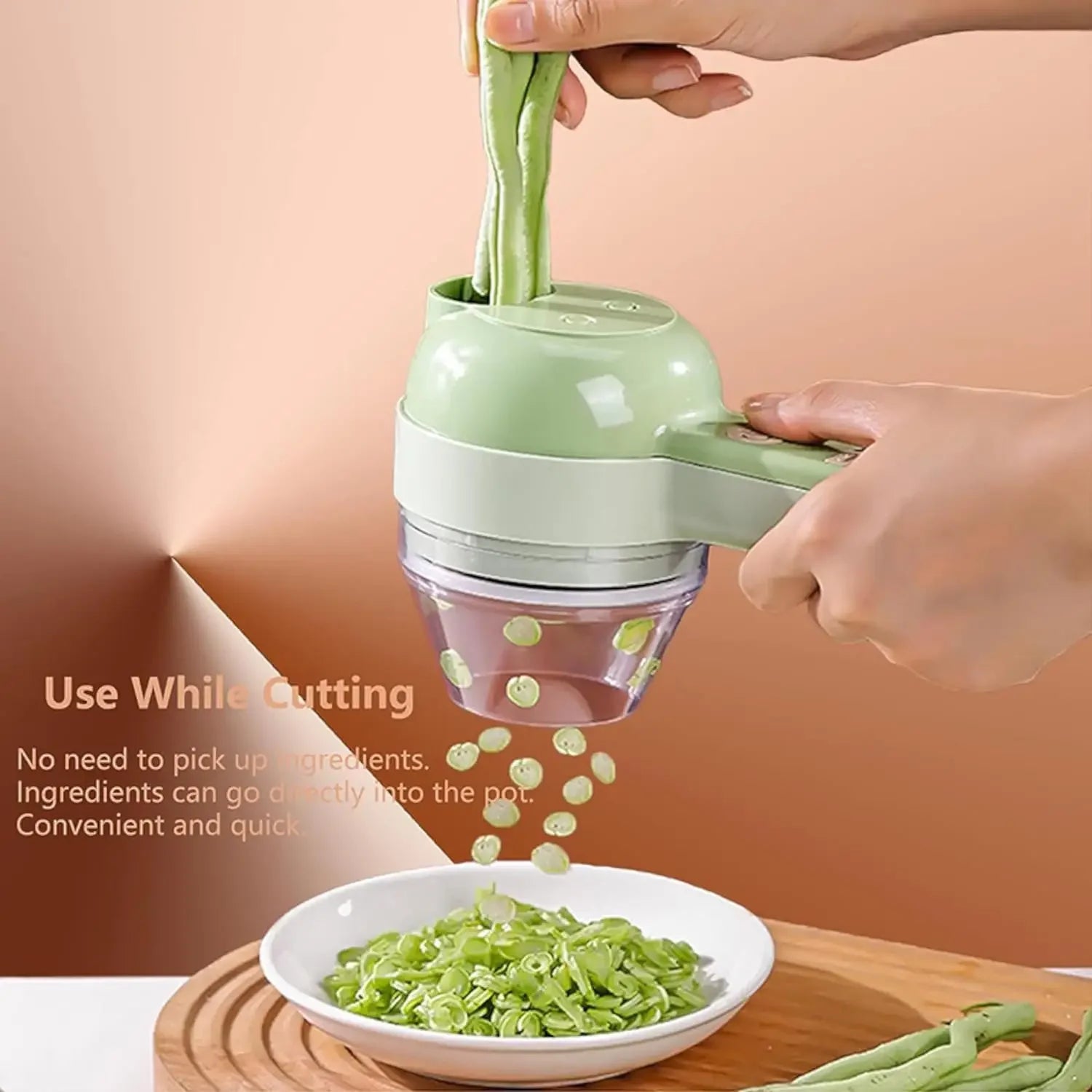 Electric Vegetable Cutter Set Handheld