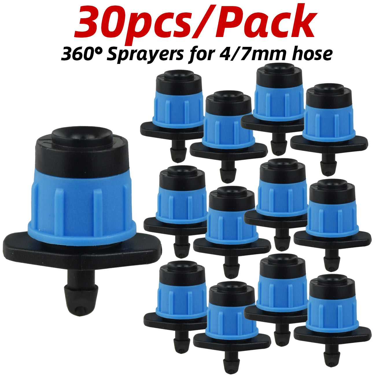 30-100pcs Adjustable Scattering Sprinklers