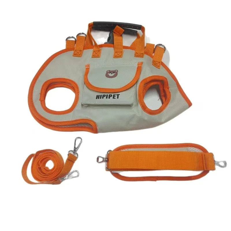 Dog backpack dual-shoulder handheld