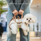 Dog backpack dual-shoulder handheld