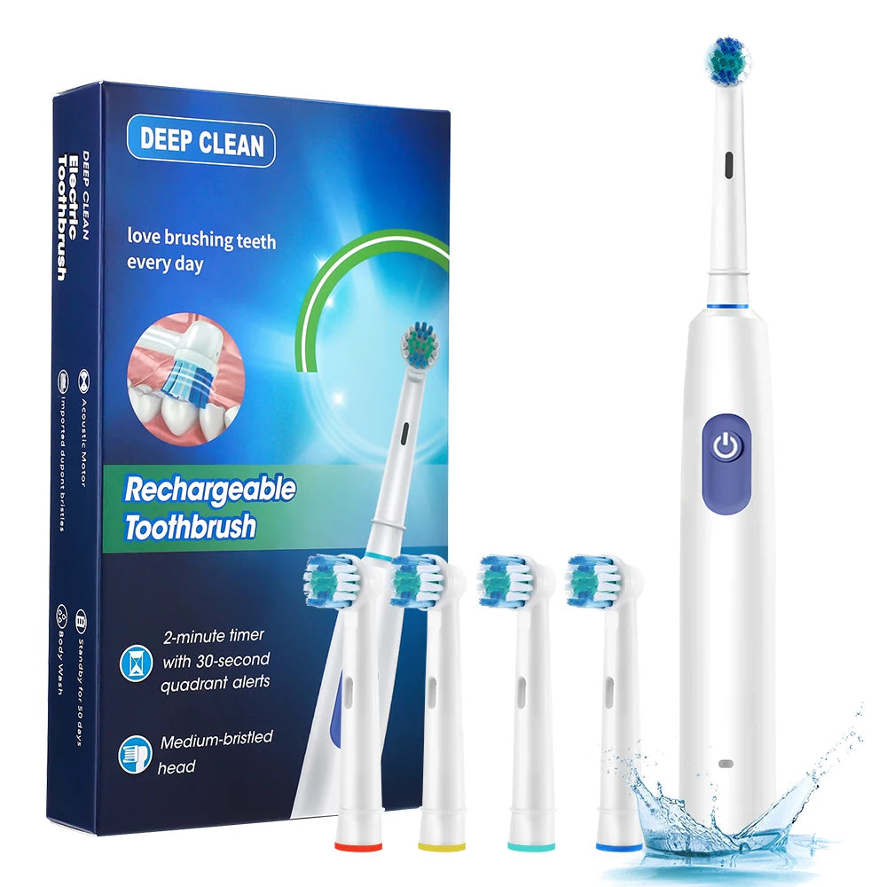Smart Rotating Timing Electric Toothbrush
