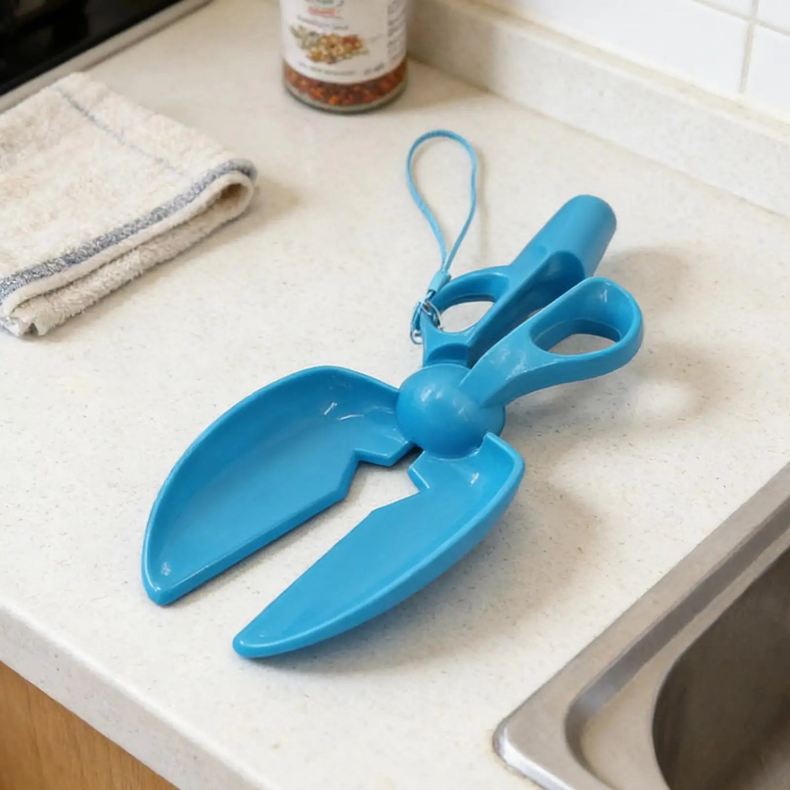 Dog Poop Scooper Portable Scissors Shaped Waste Pick Up