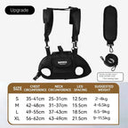 Dog backpack dual-shoulder handheld
