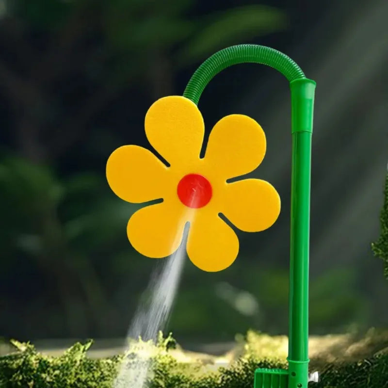 1/2PC Dancing Flower Water With Sprinkler 360 Rotating Sunflower Irrigation Tool