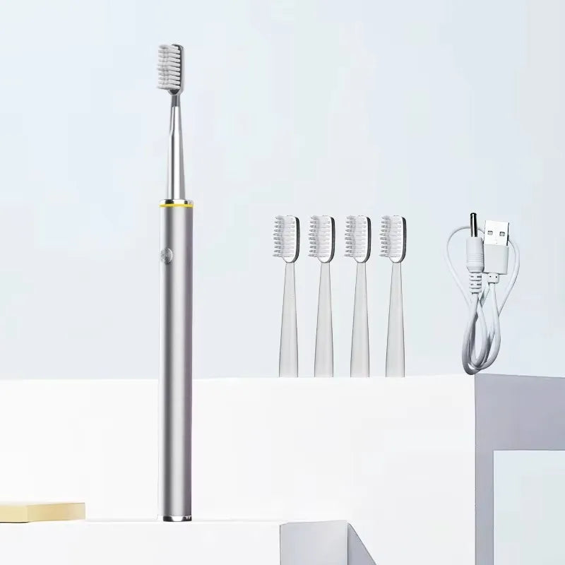 Electric Toothbrush Mental Thin Brush Body Specially for Wome