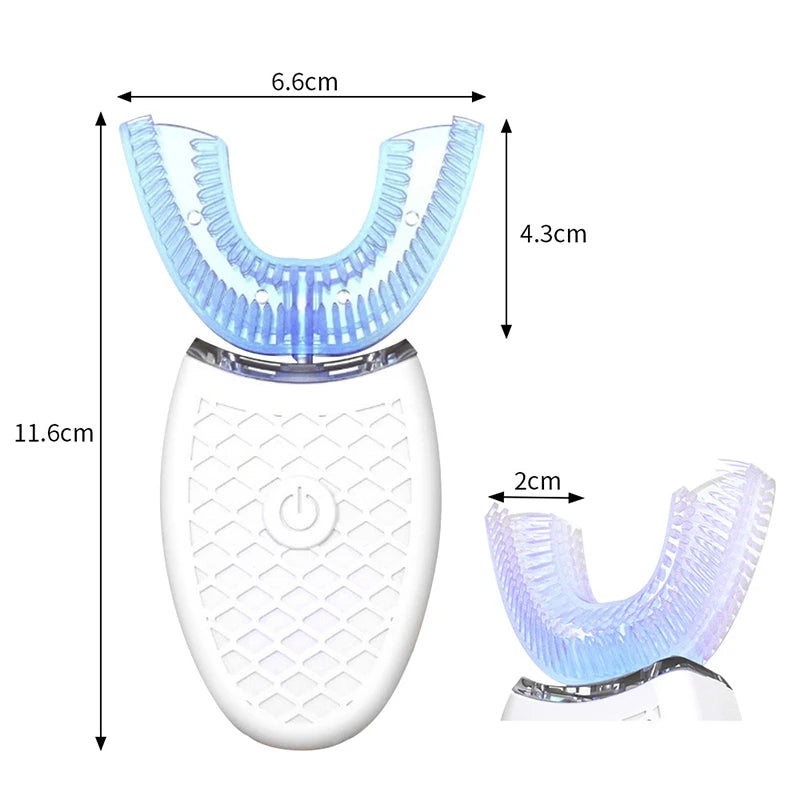 Soft Bristle U Shape Smart Teeth Whitening