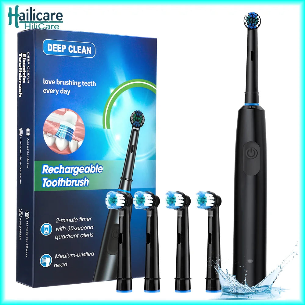 Smart Rotating Timing Electric Toothbrush
