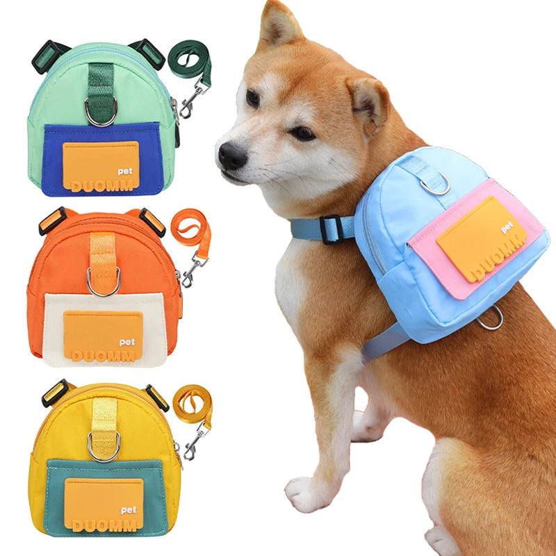 Waterproof Pet Backpack For Dogs Puppy Bag