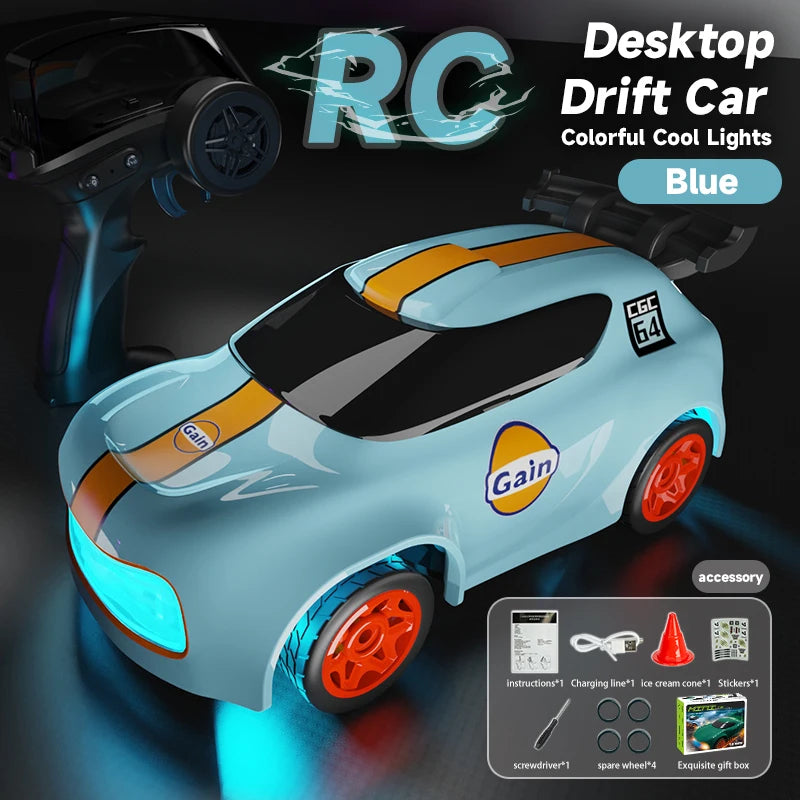 Mini RC Drift Car 4WD High Speed Remote Control Electric Toy