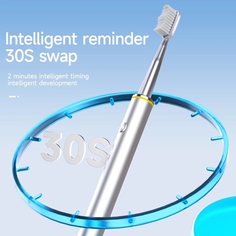 Electric Toothbrush Mental Thin Brush Body Specially for Wome