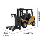 1/64 2.4G RC Trucks Mini Alloy Forklift Light