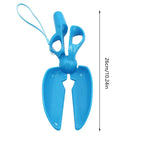 Dog Poop Scooper Portable Scissors Shaped Waste Pick Up