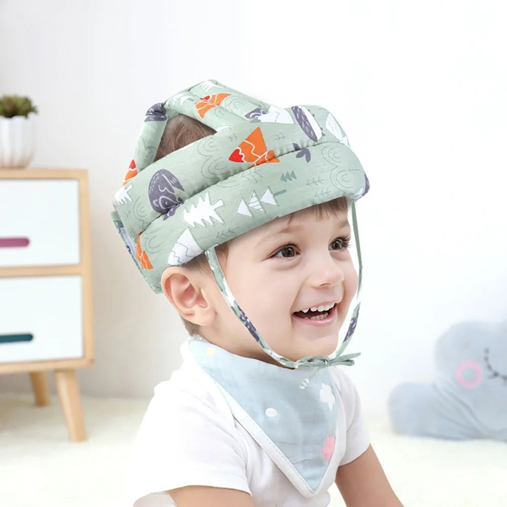 Baby Head Protector Pillow, Soft & Breathable Cotton Material