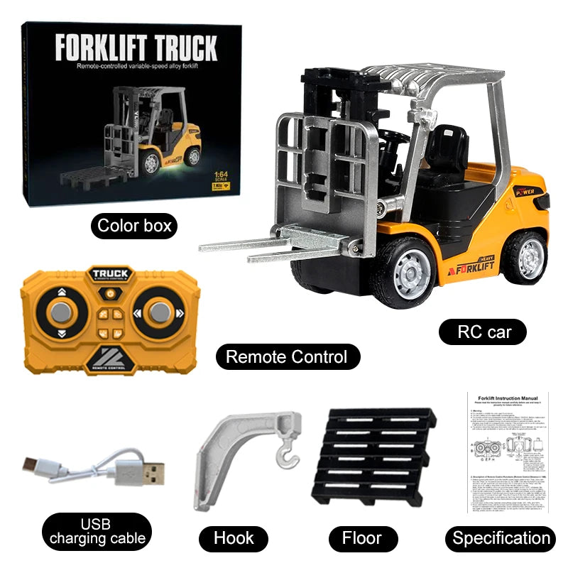 1/64 RC Forklift 2 Mode Mini Remote Control Forklift Truck