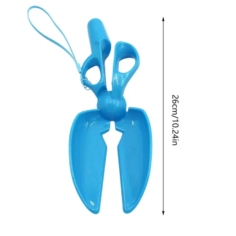 Dog Poop Scooper Portable Scissors Shaped Waste Pick Up