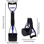 Dog Pooper Scooper Pet Long Handle Jaw Poop Scoop Picker