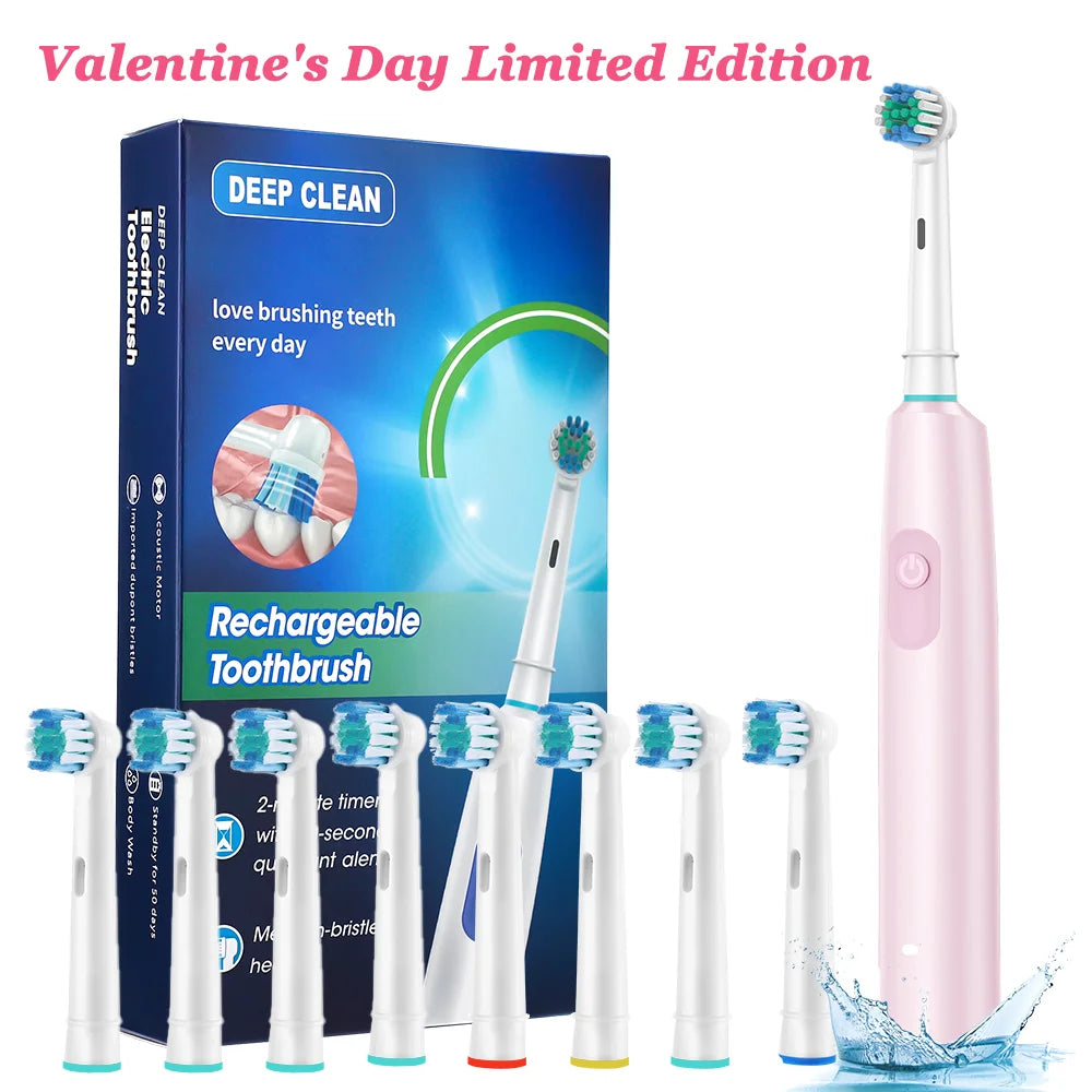 Smart Rotating Timing Electric Toothbrush