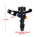 1/2" Rocker Sprinkler 360 Degree Adjustable Rotary