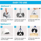 Dog Pooper Scooper Pet Long Handle Jaw Poop Scoop Picker