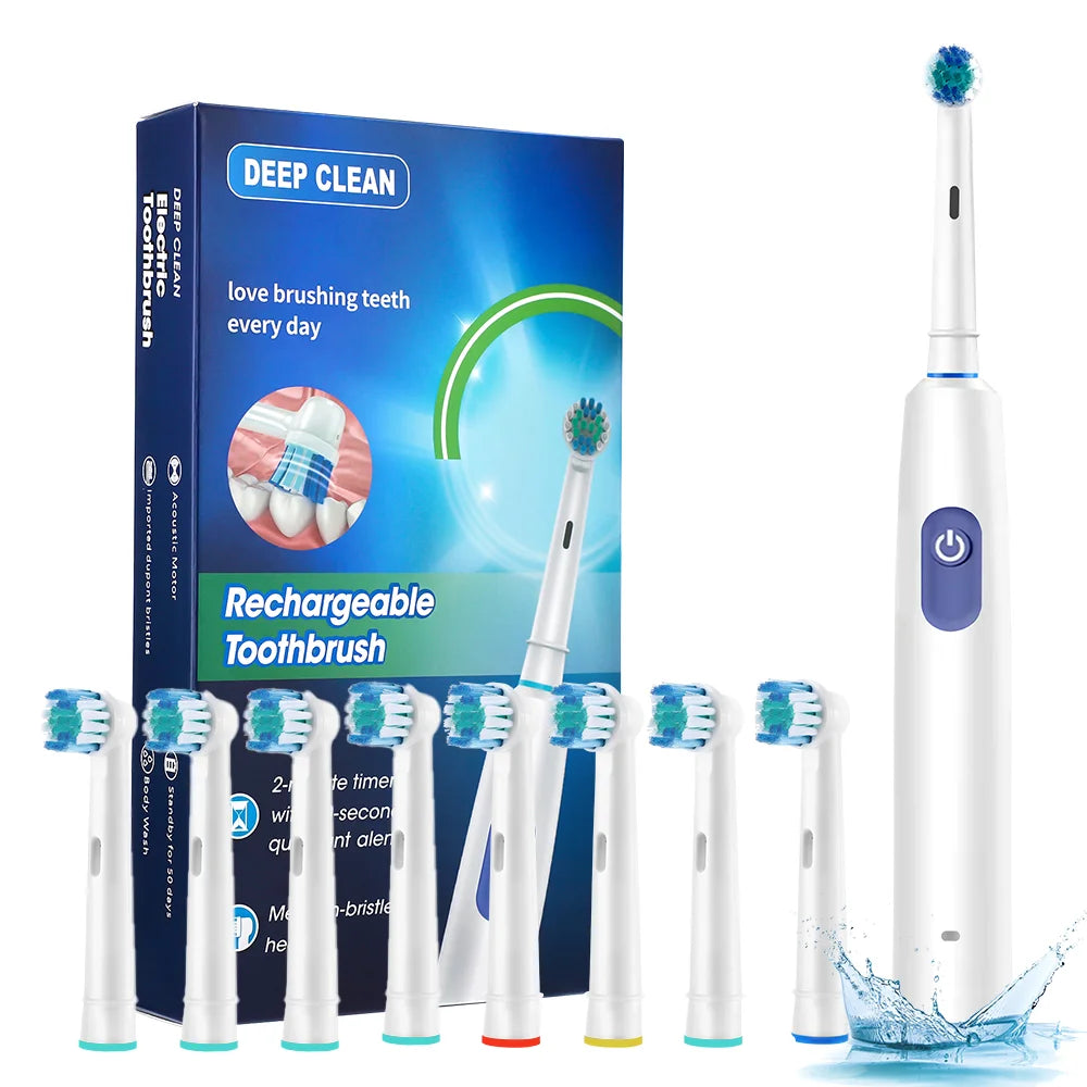 Smart Rotating Timing Electric Toothbrush