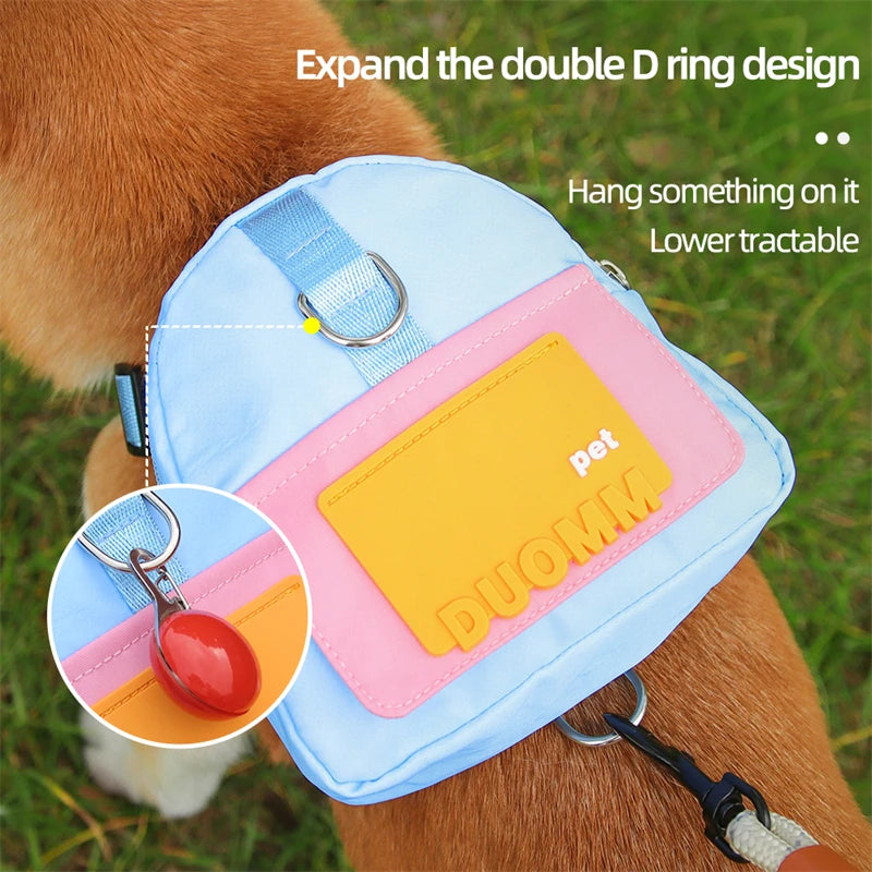 Waterproof Pet Backpack For Dogs Puppy Bag