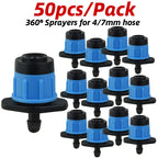 30-100pcs Adjustable Scattering Sprinklers