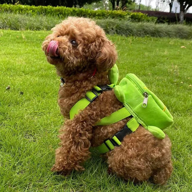 Dog Backpack Soft Pet Snack Bag Puppy Cute School Bag