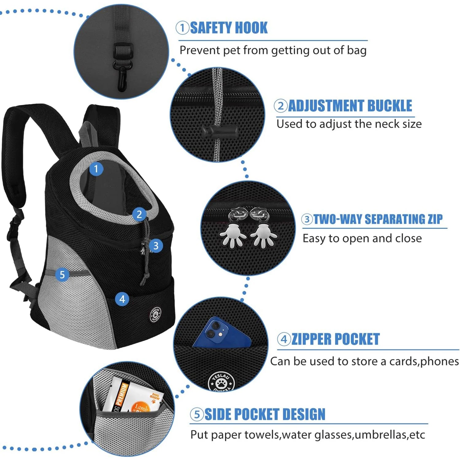 Backpack For Dog Shoulder Carrier
