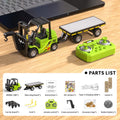1/64 2.4G RC Mini Alloy Forklift With Trailer DIY Stickers