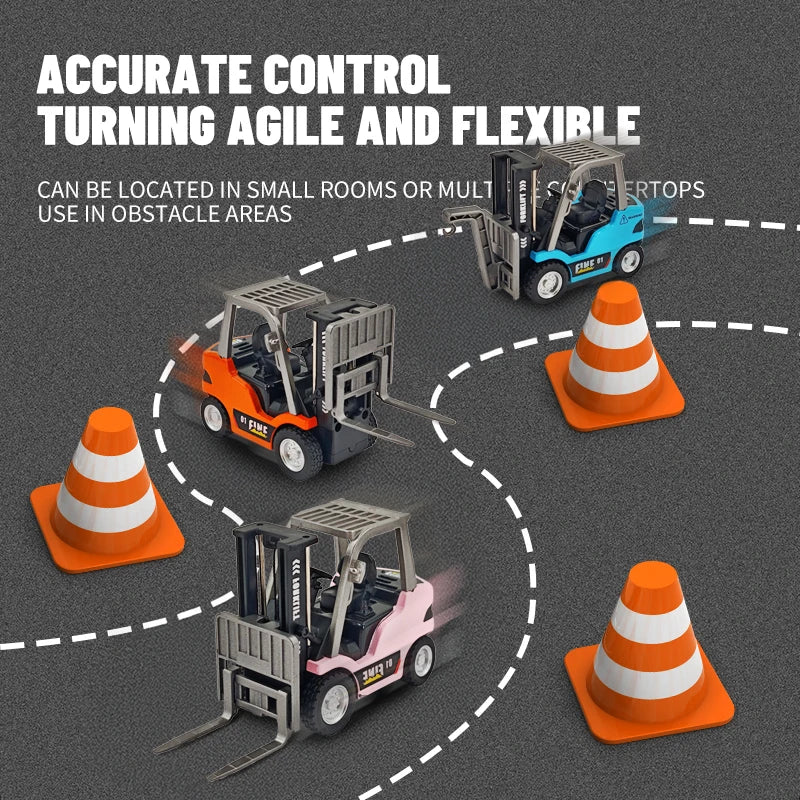 1/64 RC Forklift 2 Mode Mini Remote Control Forklift Truck
