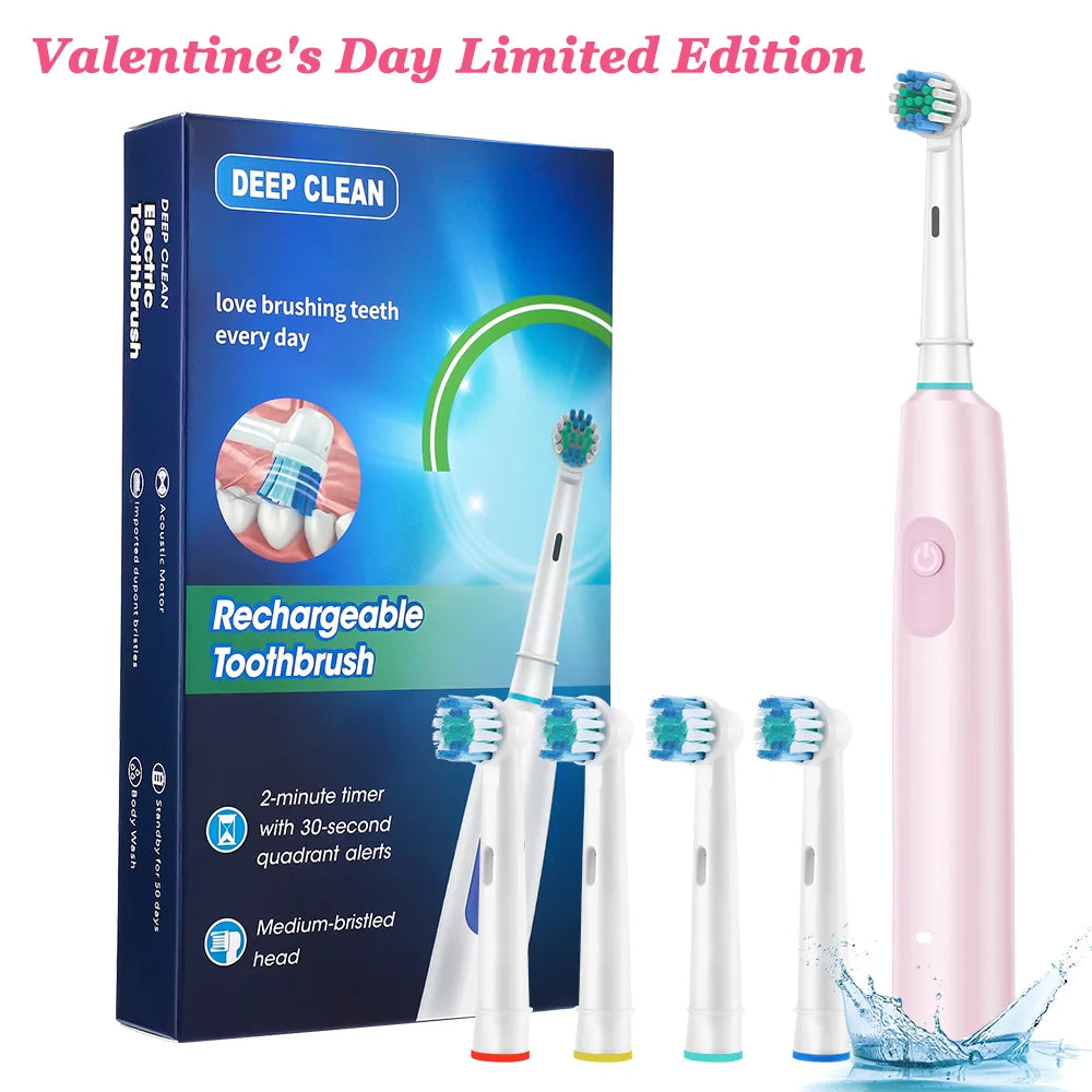 Smart Rotating Timing Electric Toothbrush