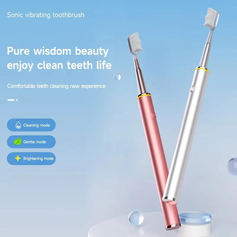 Electric Toothbrush Mental Thin Brush Body Specially for Wome