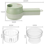 Electric Vegetable Cutter Set Handheld