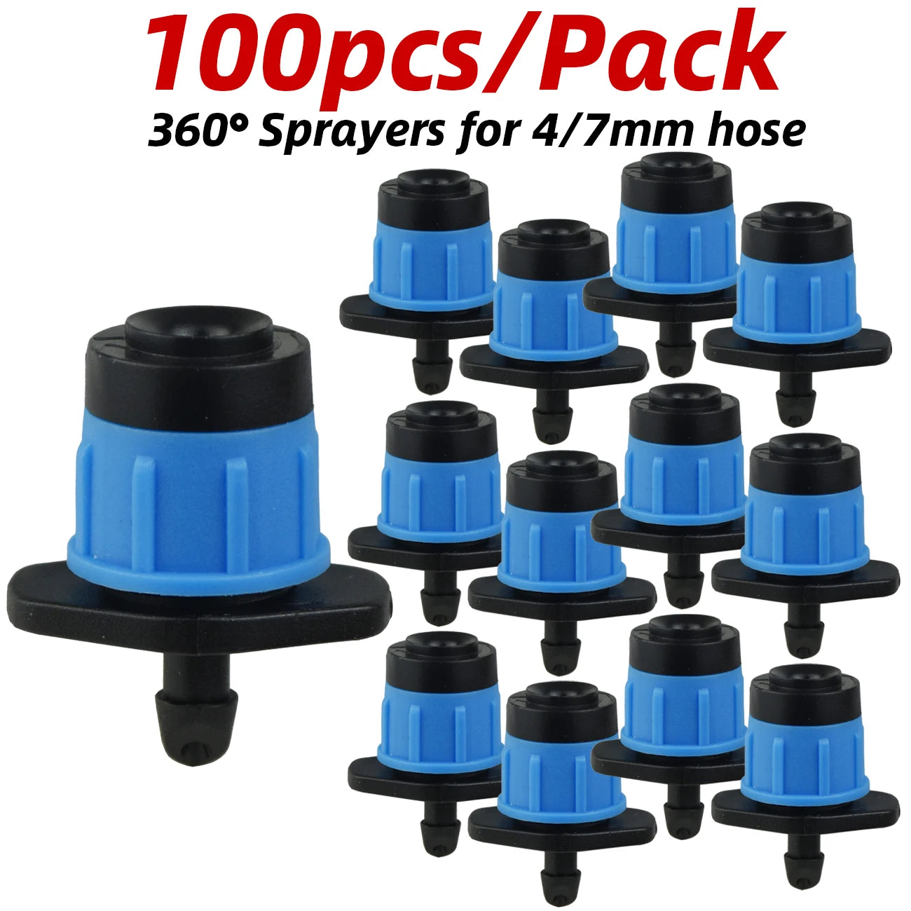 30-100pcs Adjustable Scattering Sprinklers
