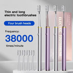 Electric Toothbrush Mental Thin Brush Body Specially for Wome