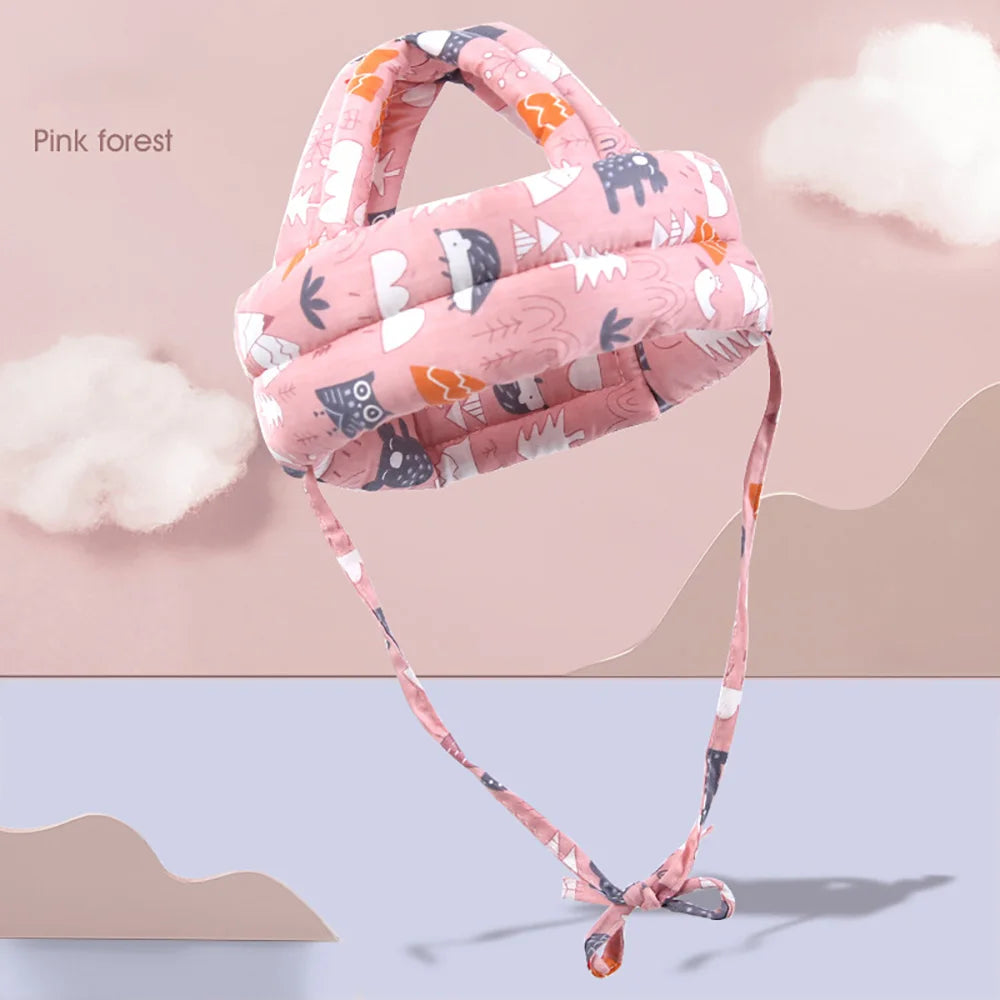 Baby Head Protector Pillow, Soft & Breathable Cotton Material