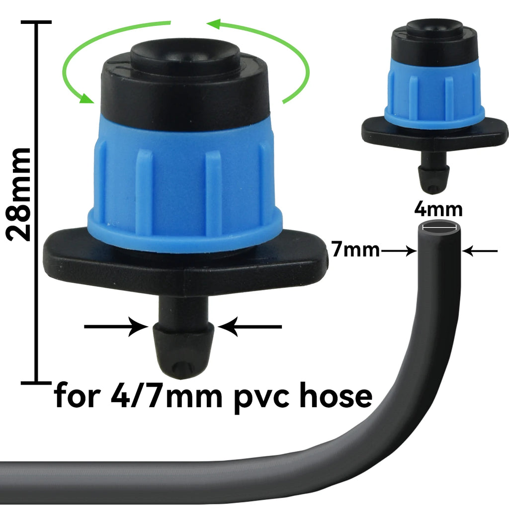 30-100pcs Adjustable Scattering Sprinklers