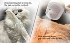 3-in-1 Electric Steam Brush for Cats and Dogs | Removes Loose Hair, Reduces Dander and Static